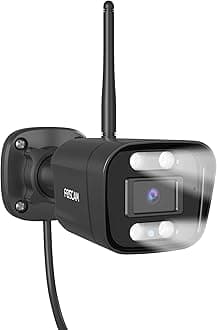 3K 5MP Outdoor Camera Wireless, 5GHz&2.4GHz WiFi Camera for Home Security, 120° FoV Outside Surveillance Camera, AI Human/Vehicle Detection, 66FT Color Night Vision, 120dB Siren, IP66