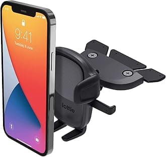 iOttie Easy One Touch 5 CD Slot Universal Car Mount Phone Holder for iPhone, Samsung, Moto, Huawei, Nokia, LG, Smartphones
