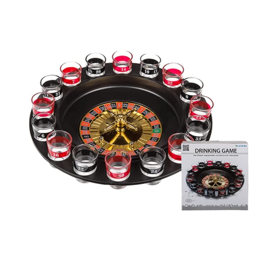 Maxam SPROULT 16-Shot Roulette Drinking Game Set