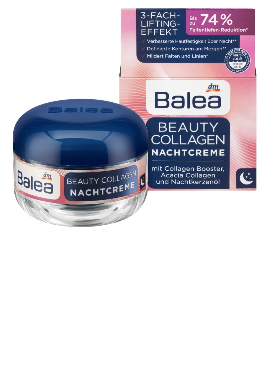 Beauty collagen night cream with collagen booster, 50 ml