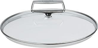 Cristel Castel'Pro Domed Glass Lids With Fixed Stainless Handle (7")