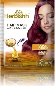 Argan Hair Mask-Deep Conditioning & Hydration For Healthier Looking Hair- for very Dry, Weak, Stressed Out Hair, No Sulphates, No Parabens (25 ml)