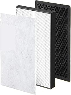 FZ-A41HFR FZ-A41DFR Hepa Filter，Compatible For Sharp，Air Purifier For KC-A40EUW KC-A40EUB KC-840 KC-840EW KC-840EB(1 set)