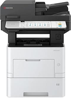 Kyocera ECOSYS MA5500ifx All-in-One Monochrome Laser Printer (Print/Copy/Scan/Fax), 57 ppm, Up to Fine 1200 dpi, Gigabit Ethernet HyPAS Capable, 7 inch Touchscreen Panel, 512 MB