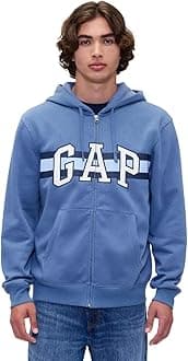 GAP Logo Heritage Hoodie Hooded Full Zip Sweatshirt