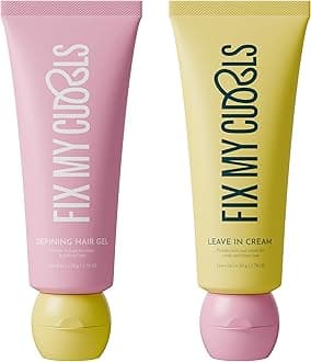 Fix My Curls Protein Styling Duo Curl Leave In Cream & Defining Gel For Curly, Wavy, Dry & Frizzy Hair | Protein Rich | Frizz Control | Hydrating, Lightweight & Silicone-Free Formula (50gm each)