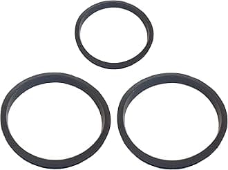 Jar gaskets Suitable for "PANASONIC/National PANASONIC" Mixer Jars "1Small(9.8cm)+2Big(12.6cm)" (3 Units, Black)
