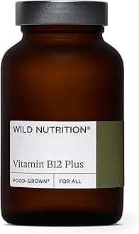 Food-Grown Vitamin B12 Plus | Vitamin B12 Supplement with Beetroot Powder to Support Nervous System, Energy Levels & Energy Metabolism | 30 Capsules (Original)