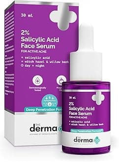 - 2% Salicylic Acid Face Serum | Reduces acne & blackheads | Tightens pores | Exfoliates & soothes inflammation | 30 ml