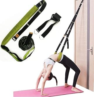 Back bend Assist Trainer - Improve Back and Waist Flexibility, Door Flexibility Stretching Strap, Home equipment for Ballet, Dance, Yoga, Gymnastics, Cheerleading, Splits