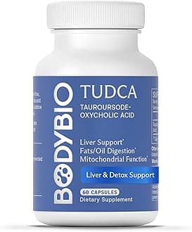 TUDCA - Pure Tauroursodeoxycholic Acid Supplement - Support Bile Flow, Fat Metabolism & Liver Detox