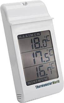 Digital Max Min Greenhouse Thermometer - Max Min Thermometer to Monitor Maxim...