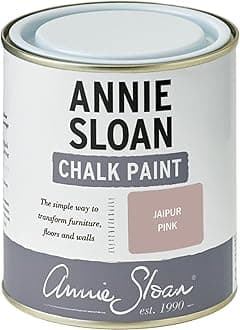 Annie Sloan Chalk Paint® (Jaipur Pink, 500 ml/16.9 Fl Oz) a unique decorative paint for furniture, cabinets and home décor with no sanding or priming