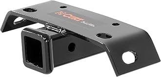 CURT 19030 Step Bumper Hitch Receiver, 2-Inch, 5,000 lbs.