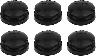 6pcs 09915 Pressure Plug for Pressure Cookers, Durable Plastic Replacement Parts Compatible with Presto Pressure Cookers and Jugs (Black)