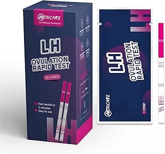 Ovulation Test Strips, Fertility Tracking Ovulation Test Kit for Women, Highly Sensitive Fast Result, Easy at Home Ovulation Test-30 LH Strips