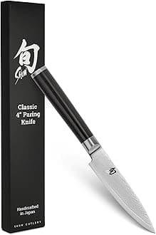 Kai Corporation DM0716 Shun Classic Paring Knife 3.9 inches (100 mm) Made in Japan Stainless Steel Knife