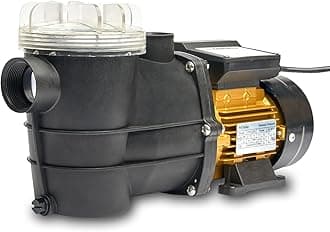 3/4HP 2,400GPH High Flow Pond DIY Self Priming for Above Ground Swimming Pool Pump Strainer Basket 1.5" NPT Inlet/Outlet