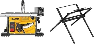 DEWALT Portable Table Saw with Stand, 8-1/4 inch, up to 48-Degree Angle Cuts (DWE7485WS)