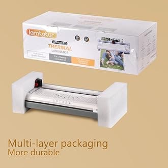 7 in 1 Laminator, Laminator Machine for A3/A4/A6, Laminator Machine with Laminating Sheets 70pouches for Office Home School Use,Paper Trimmer, Corner Rounder Hot &Cold.