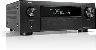 Denon AVR-X4800H 9.4-Ch Receiver, 8K UHD Home Theater Stereo Receivers (125W X 9) Built-in Bluetooth, Wi-Fi HEOS, Multi-Room Streaming, Dolby Atmos, DTS:X Pro, IMAX Enhanced Auro & 3D