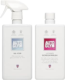 Bundle of Autoglym Ultimate Screenwash, 500ml + Autoglym De-Icer, 500ml
