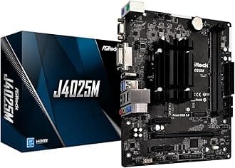 J4025M, Integrated Intel Dual-Core J4025, Micro ATX, 2 DDR4, VGA, DVI, HDMI