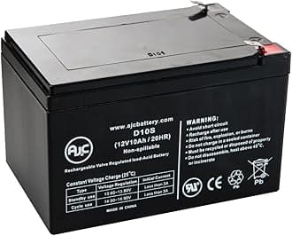 AJC Battery Compatible with Long Way LW-6FM10 12V 10Ah Sealed Lead Acid Battery