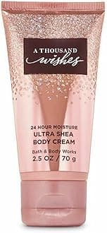 Bath and Body Works Travel Size Body Care - 2.5 Oz 24 Hour Moisture Body Cream (A Thousand Wishes)