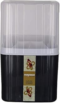 Nayasa Superplast Castle Plastic Cutlery Stand, Grey by Krishna Enterprises