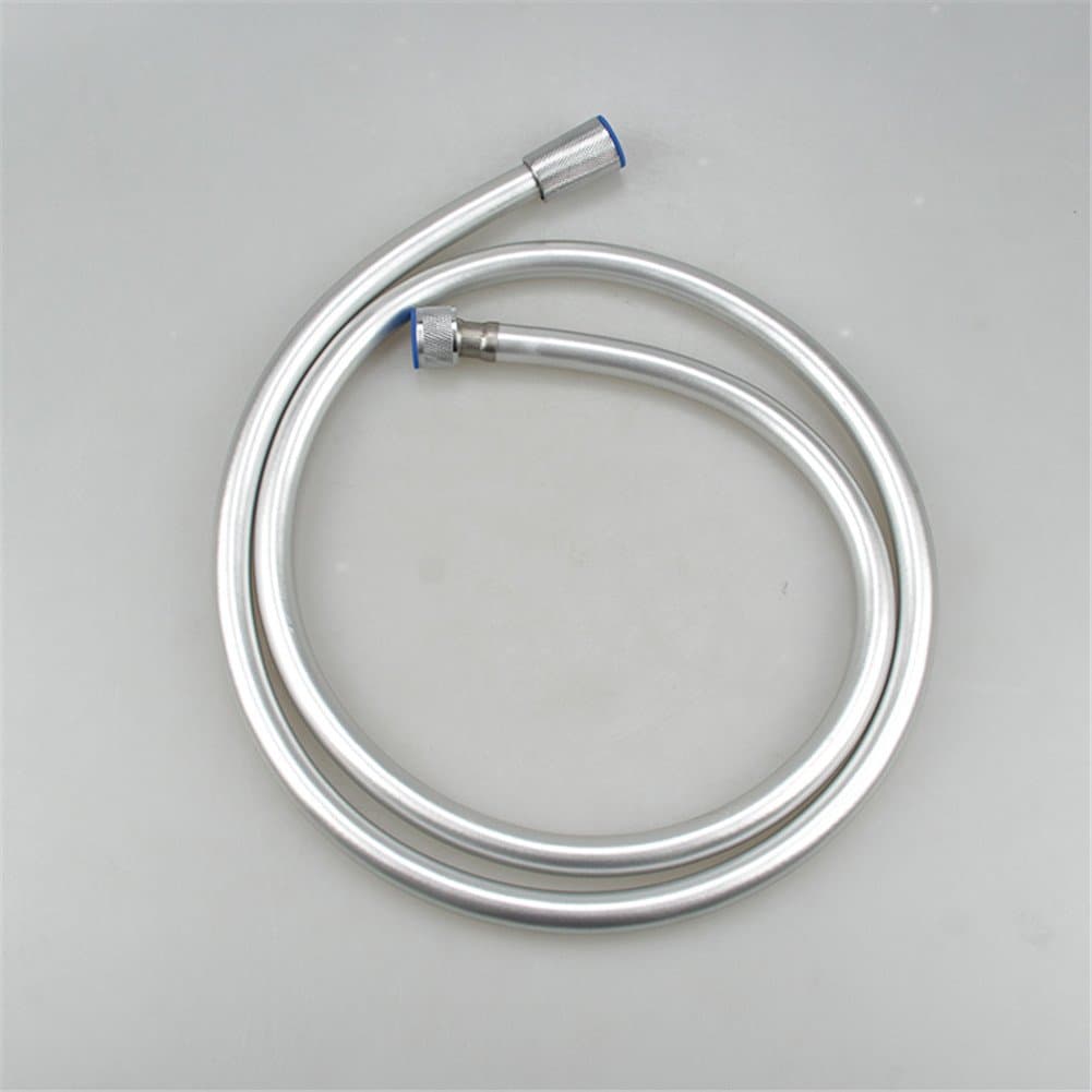 PCV Explosion-proof Shower Hose Shower Plastic Hose - Silver (100cm) [Energy Class A++]