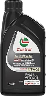 EDGE High Mileage 5W-20 Advanced Full Synthetic Motor Oil, 1 Quart