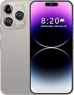 14PROMA X 5G Unlocked Smartphone,12GB+512GB, for Android 13, 6.8" FHD Unlocked Cell Phone, 6800mAh, Battery Fast Charging,48MP+108MP Dual Camera/Dual SIM/Face ID 5G Phone (Gray)