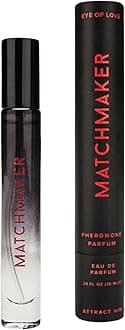Eye of Love Matchmaker Black Diamond LGBTQ+ Pheromone Cologne for Men to Attract Him - Developed with Patti Stanger - 10ml Travel Size
