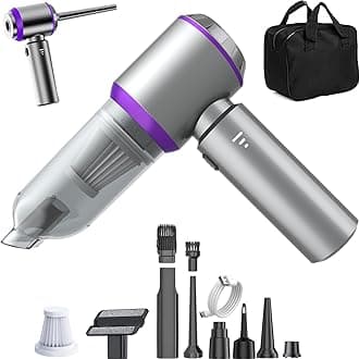 NWDEY Car Vacuum Cleaner High Power 20000Pa – Cordless Handheld Mini Vacuum & Air Duster for Car & Desk, Home, Office & Camping, Ideal Gift for Men & Women, 6000mAh Battery
