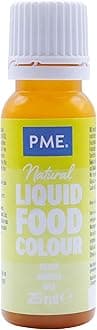 PME 100% Natural Food Colour Liquid - Lemon Yellow (25ml)