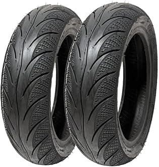 Scooter Tires (120/70-12 (Front) + 130/70-12 (Rear))