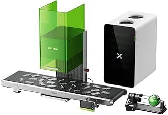 F1 Ultra Deluxe Bundle, 20W Fiber & Diode Dual Laser Engraver with Auto Conveyor, RA2 Pro, SafetyPro AP2 Smoke Purifier, Auto Streamline Production 3D Laser Engraving Machine with Smart Camera