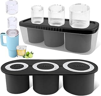 Ice Trays with Lid and Bin for Freezer