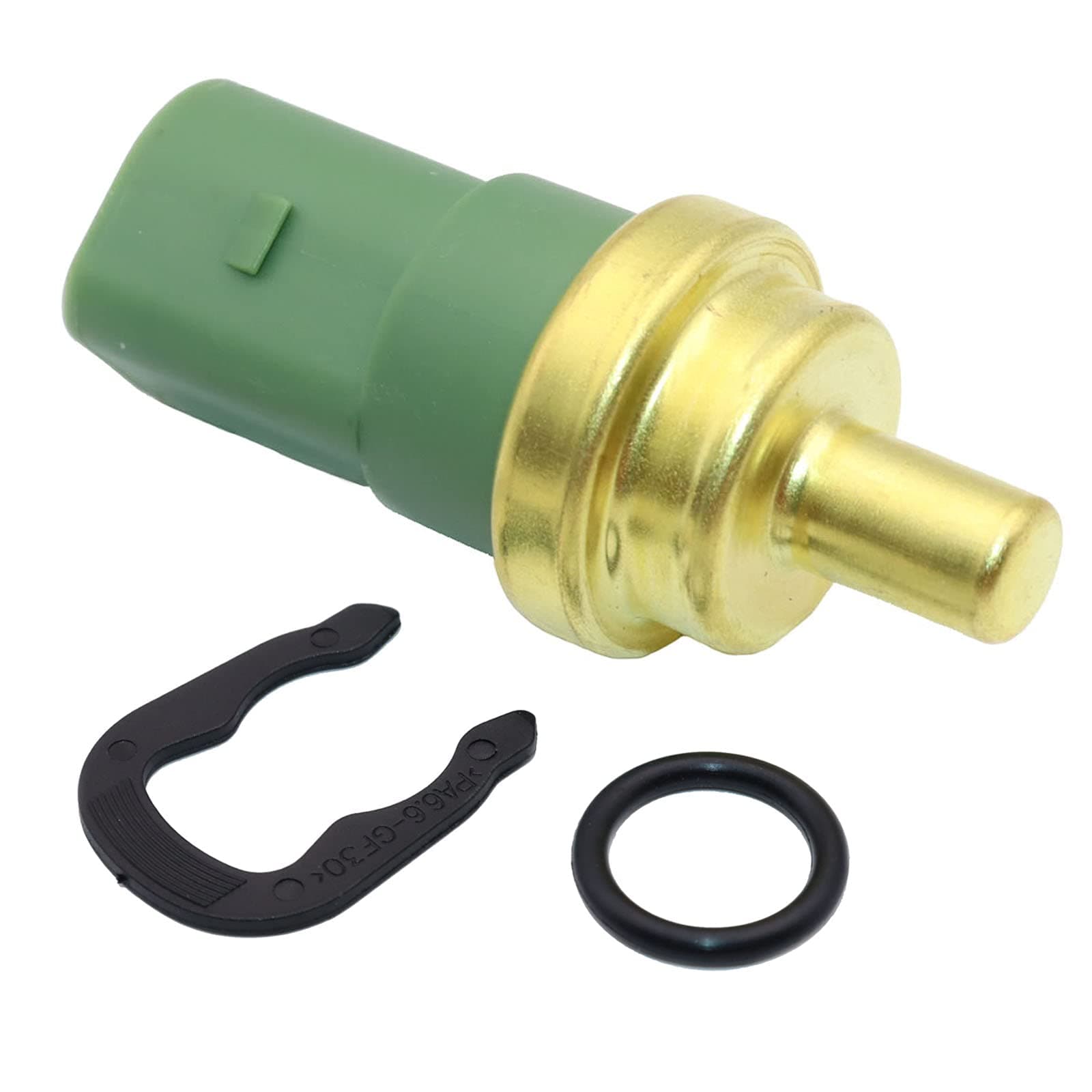 Engine Temperature Sensor Sender 059 919 501A Compatible with Volkswagen Passat Golf Beetle Jetta Eurovan Cabrio Polo Audi A4 S4 A6 S6 TT A8 S8 RS4 RS6 Allroad 1998-2010 059919501A