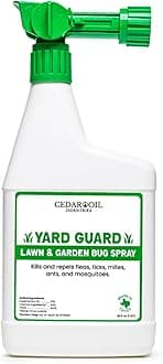 Yard Guard | Non-Toxic, Natural, Ready-to-Use Outdoor Pest Control Spray Safe for Pets & Family | Kills & Repels Fleas, Ticks, Flies, Ants, Mites, Mosquitoes, & More | 32 Fl Oz with Hose End Sprayer