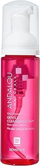 Andalou Naturals 1000 Roses Gentle Cleansing Foam | Foaming Face Wash with Rose Stem Cells & Organic Aloe Leaf Juice | Hydrating Daily Cleanser for Sensitive Skin | 5.5 fl oz