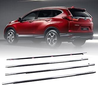 4Pcs Weatherstrip Window Moulding Trim Seal Belt Compatible with 2013-2018 Honda Accord Replaces# 72410-T2A-A01 72450-T2A-A01 72910-T2A-A01 72950-T2A-A01