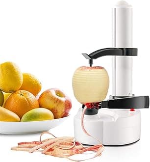 Electric Potato Peeler, Multifunction Electric Fruit Apple Peeler Potato Peeling Machine Automatic Rotating, Kitchen Peeling Tool