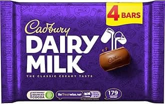 Cadbury Dairy Milk, Smooth & Creamy Milk Chocolate, 134 g (Pack of 1)