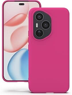 YATWIN Silicone Case for Honor 400 Pro, Soft-Touch, Shockproof, DustProof, Antiskid Phone Cover for Honor 400 Pro - Magenta
