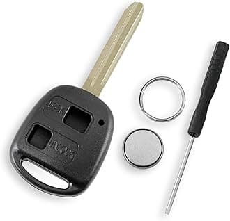 For Toyota Avensis Avalon Camry Corolla Echo Kluger Prado Rav4 Tarago 2 Buttons Car Key Fob Case Shell Battery CR2016