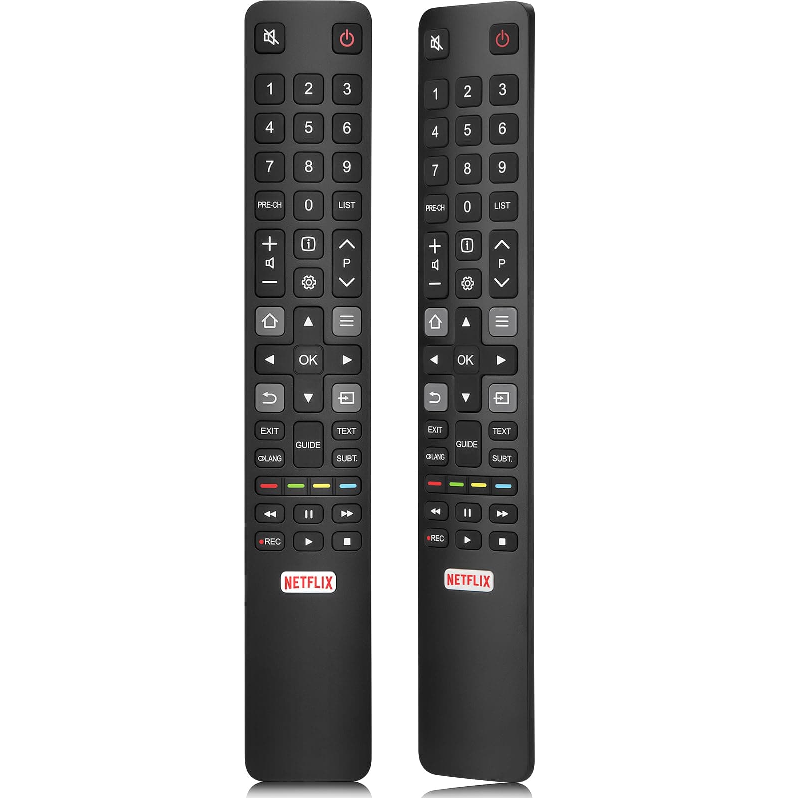 Universal Remote Control RC802N for TCL Smart Android TVs, with Netflix Shortcut Key