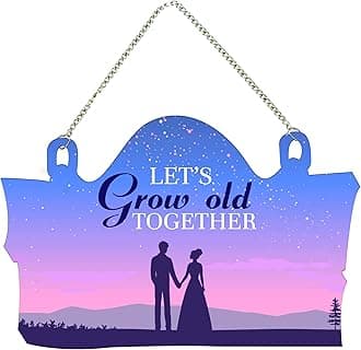 Art Vibes Couple in Love Wooden Wall Hanger for Home Decor | Office | Gifts | Bedroom | Wall for Living Room | Decoration Wall Hanging Items | Modren | Quotes Decorative Items (WH_3703N)