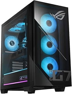 ROG G700 (2025) Gaming Desktop PC, Intel® Core™ Ultra 7 265F Processor, NVIDIA® GeForce RTX™ 4060Ti, 1TB M.2 NVMe™ PCIe® 4 SSD, 16GB DDR5 RAM, Windows 11 Home, G700TF-DS764Ti